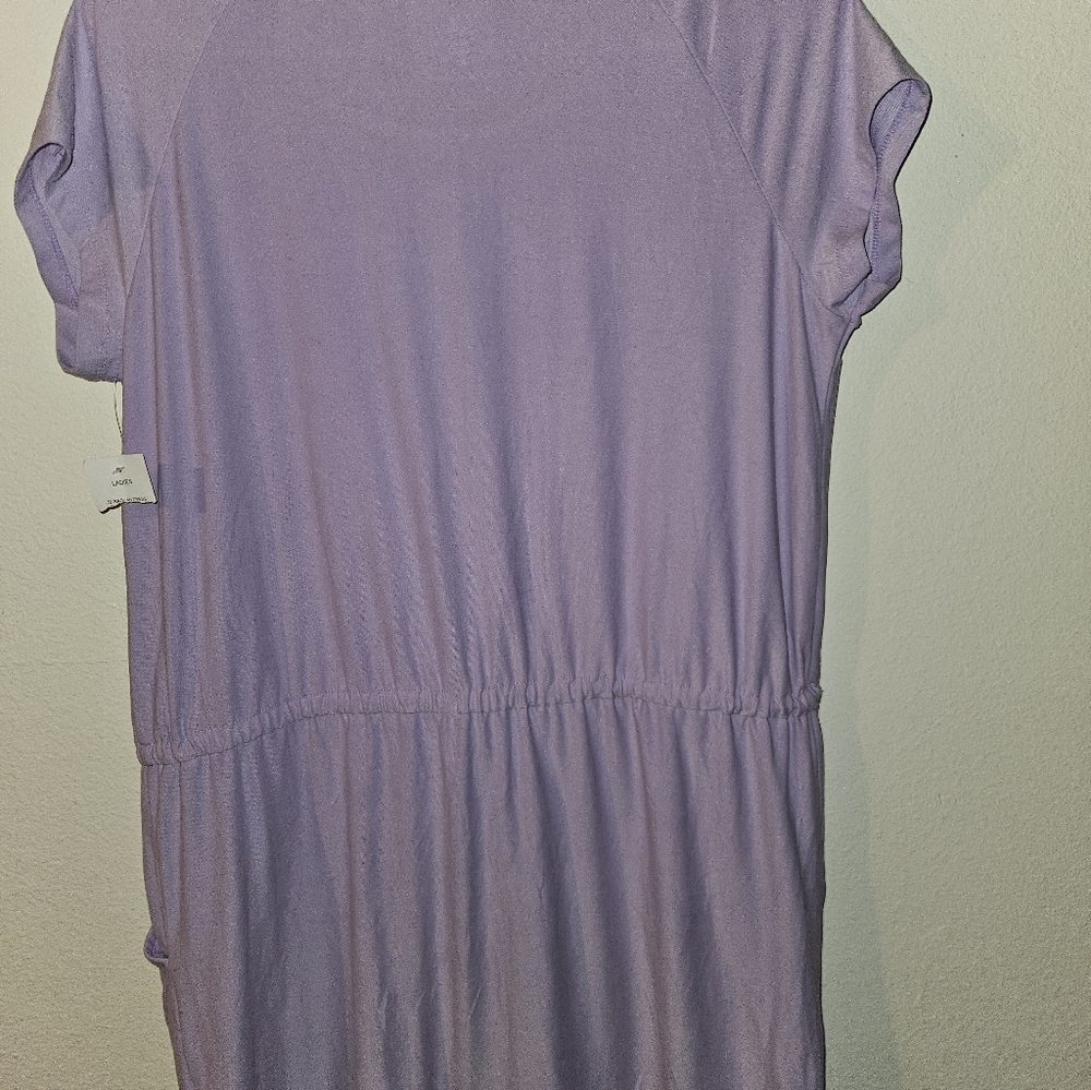 Just Be Womans Purple T Shirt Dress Size M - Picture 9 of 12
